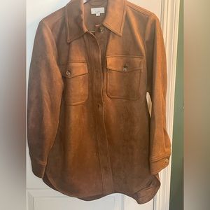 LOFT Suede Shacket